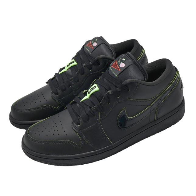Air Jordan 1 Low SE Black / Coal Black - Image 8