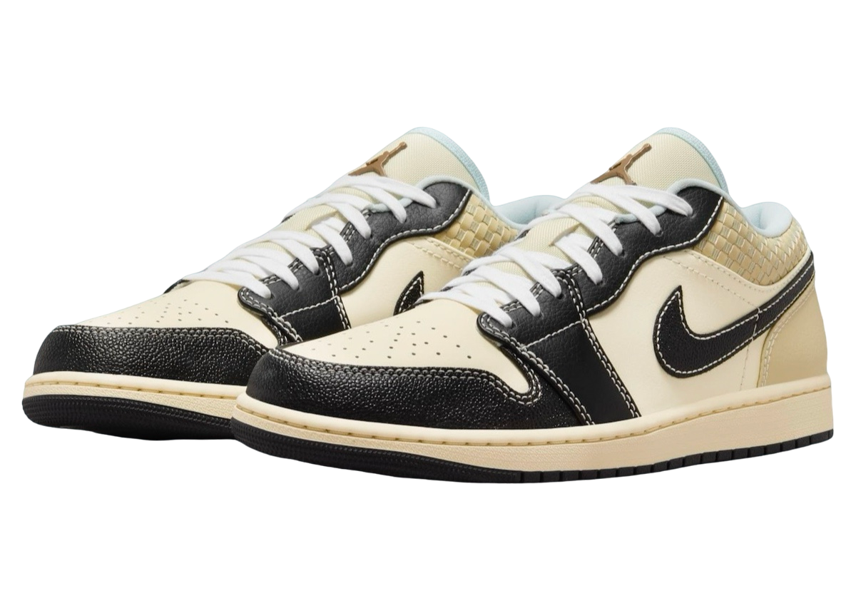 Air Jordan 1 Low SE Coconut Milk / Black - Image 2