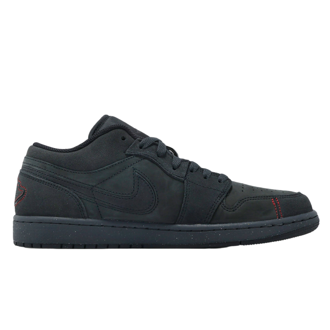 Air Jordan 1 Low SE Craft Dark Smoke Grey / Varsity Red - Image 2
