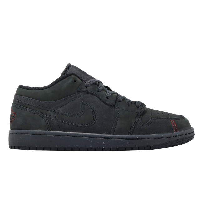 Air Jordan 1 Low SE Craft Dark Smoke Grey / Varsity Red - Image 5