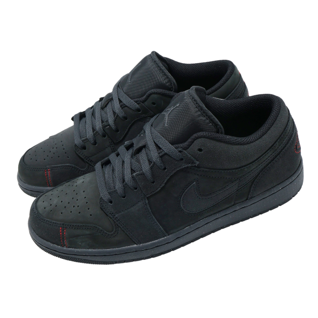 Air Jordan 1 Low SE Craft Dark Smoke Grey / Varsity Red - Image 8