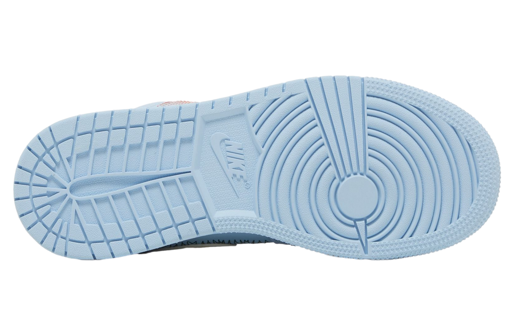 Air Jordan 1 Low SE GS Blue Stitch - Image 3