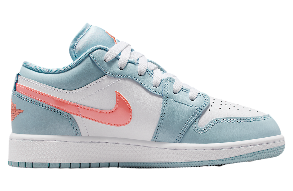 Air Jordan 1 Low SE GS Ocean Bliss / White - Image 3