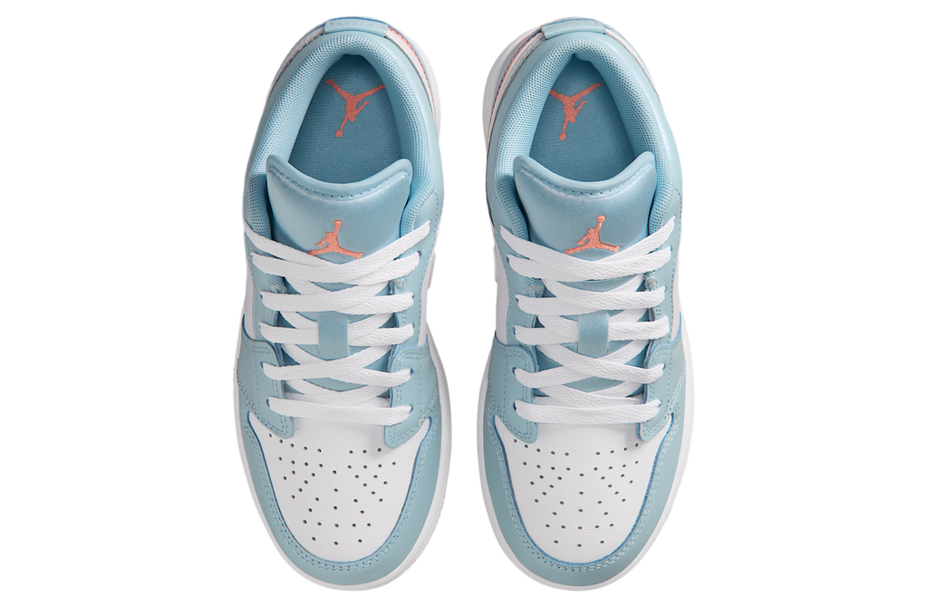 Air Jordan 1 Low SE GS Ocean Bliss / White - Image 4