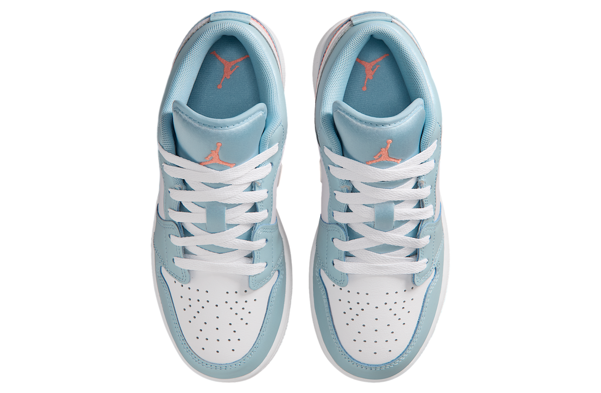 Air Jordan 1 Low SE GS Ocean Bliss / White - Image 4