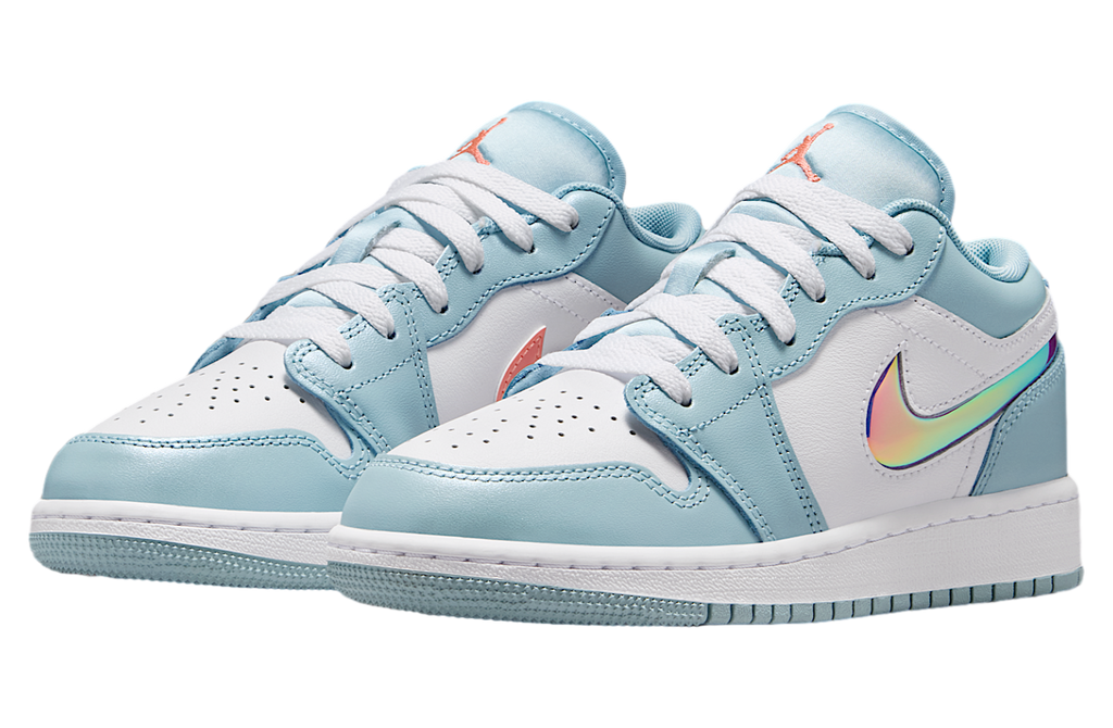 Air Jordan 1 Low SE GS Ocean Bliss / White - Image 5