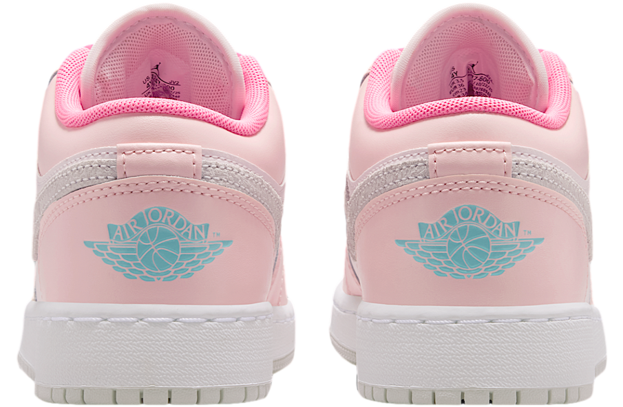 Air Jordan 1 Low SE GS Pink Bloom / Pearl Pink - Image 6
