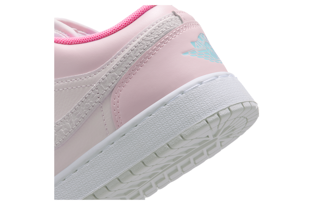 Air Jordan 1 Low SE GS Pink Bloom / Pearl Pink - Image 8