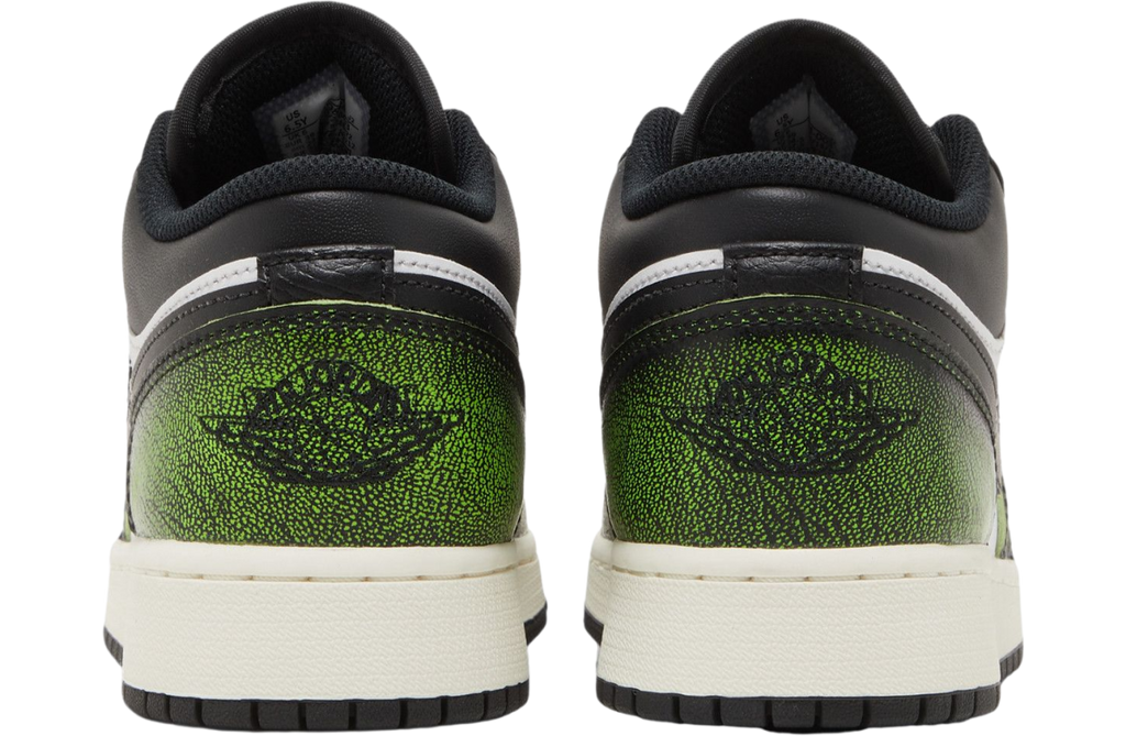 Air Jordan 1 Low SE GS Wear-Away-Electric Green - Image 4