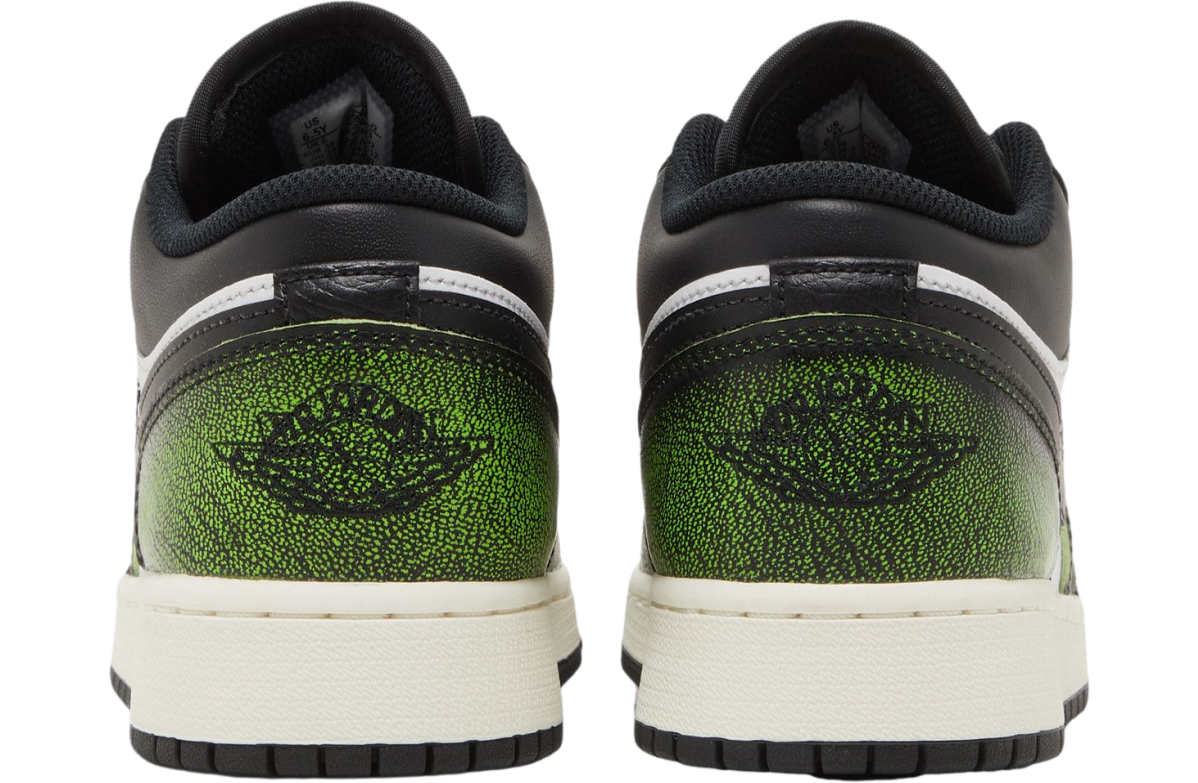 Air Jordan 1 Low SE GS Wear-Away-Electric Green - Image 4