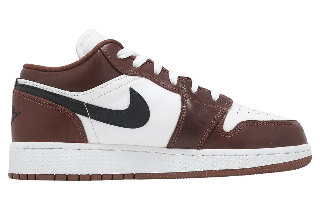 Air Jordan 1 Low SE GS White / Black / Dark Pony - Image 2