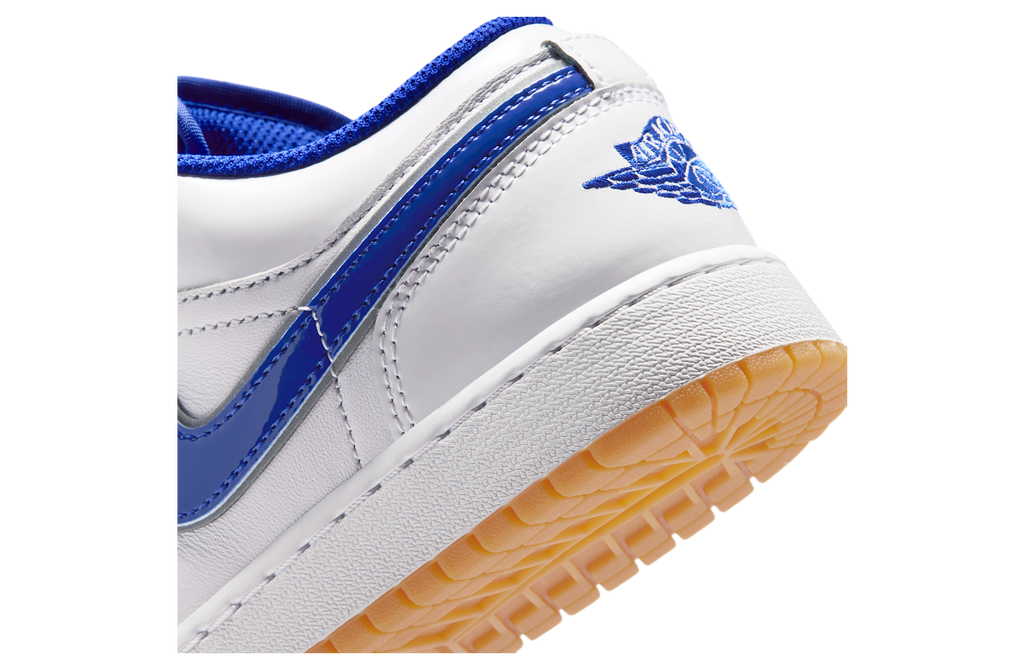 Air Jordan 1 Low SE GS White / Old Royal - Image 8