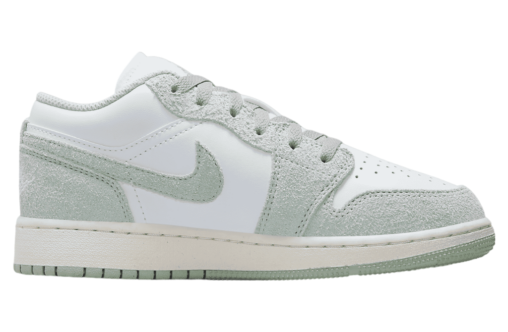 Air Jordan 1 Low SE GS White / Seafoam - Image 3