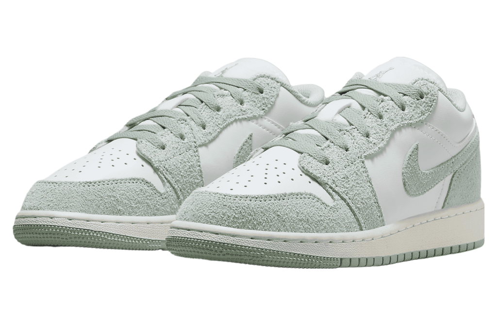 Air Jordan 1 Low SE GS White / Seafoam - Image 5