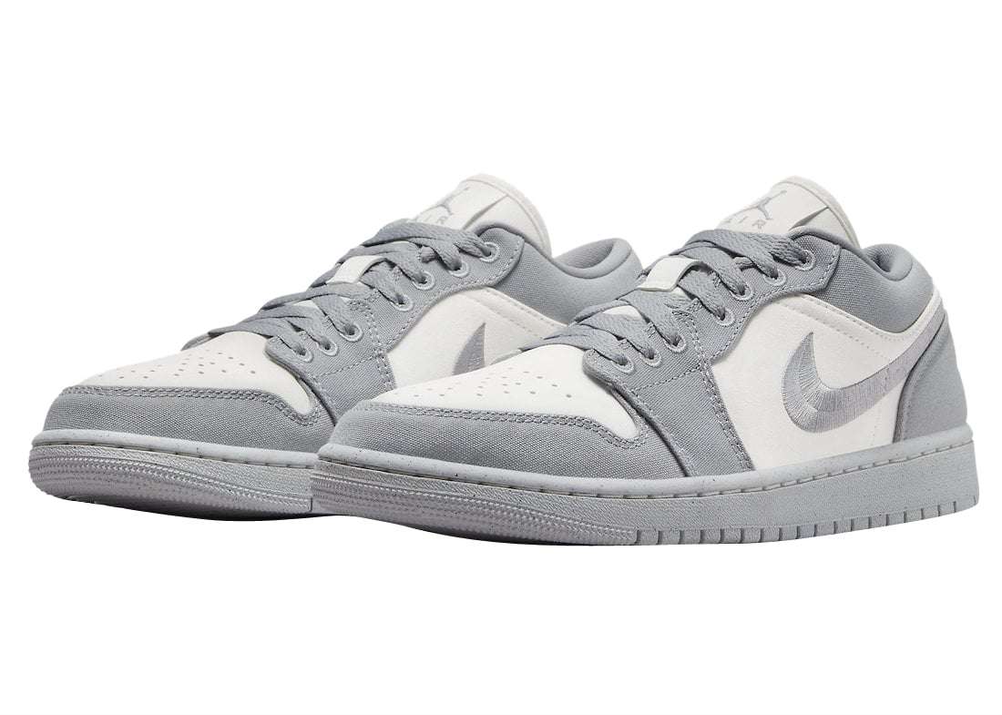 Air Jordan 1 Low SE Light Steel Grey - Image 2