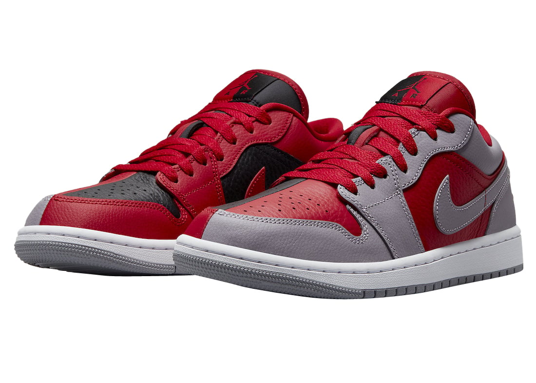Air Jordan 1 Low SE Split Gym Red - Image 2