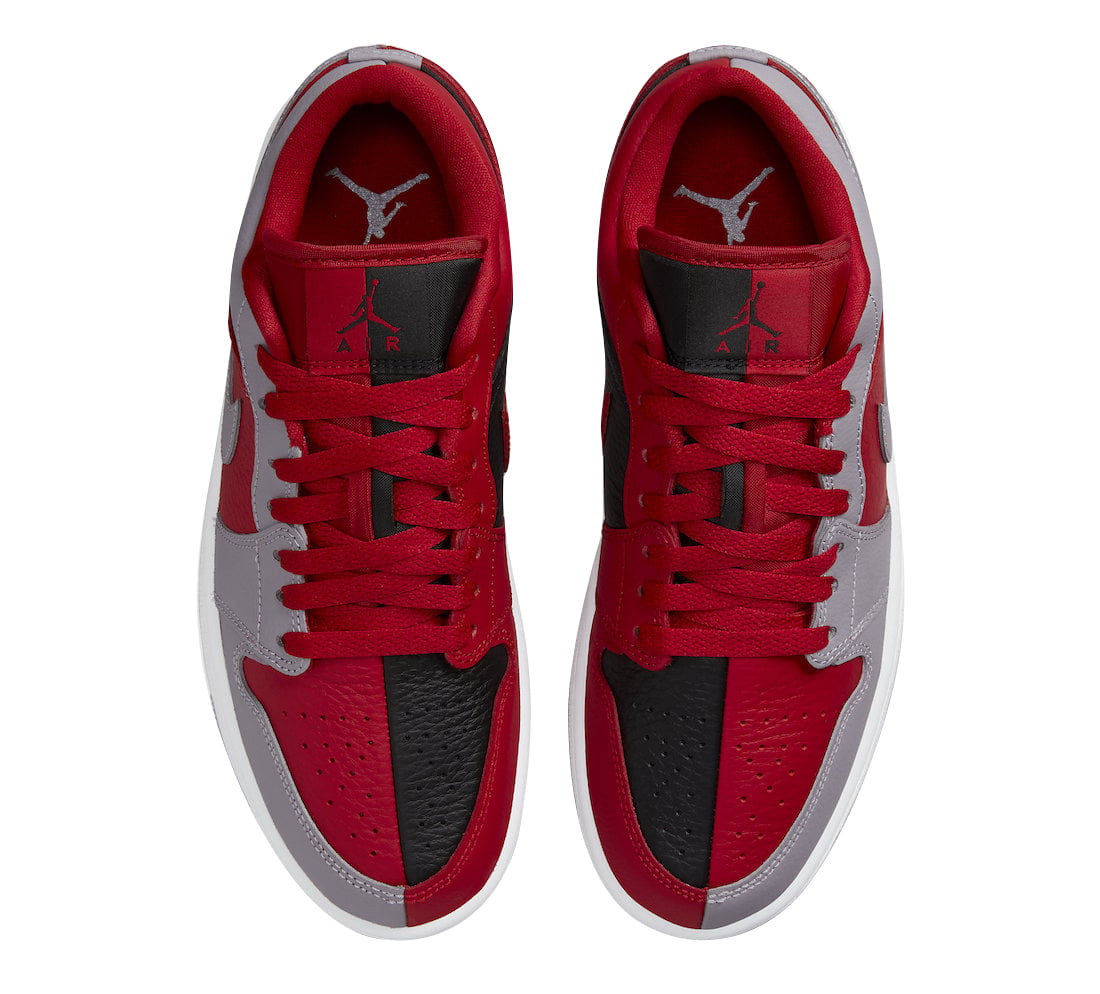Air Jordan 1 Low SE Split Gym Red - Image 4