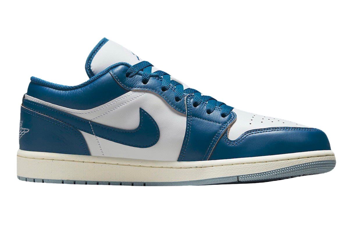 Air Jordan 1 Low SE White Industrial Blue - Image 3