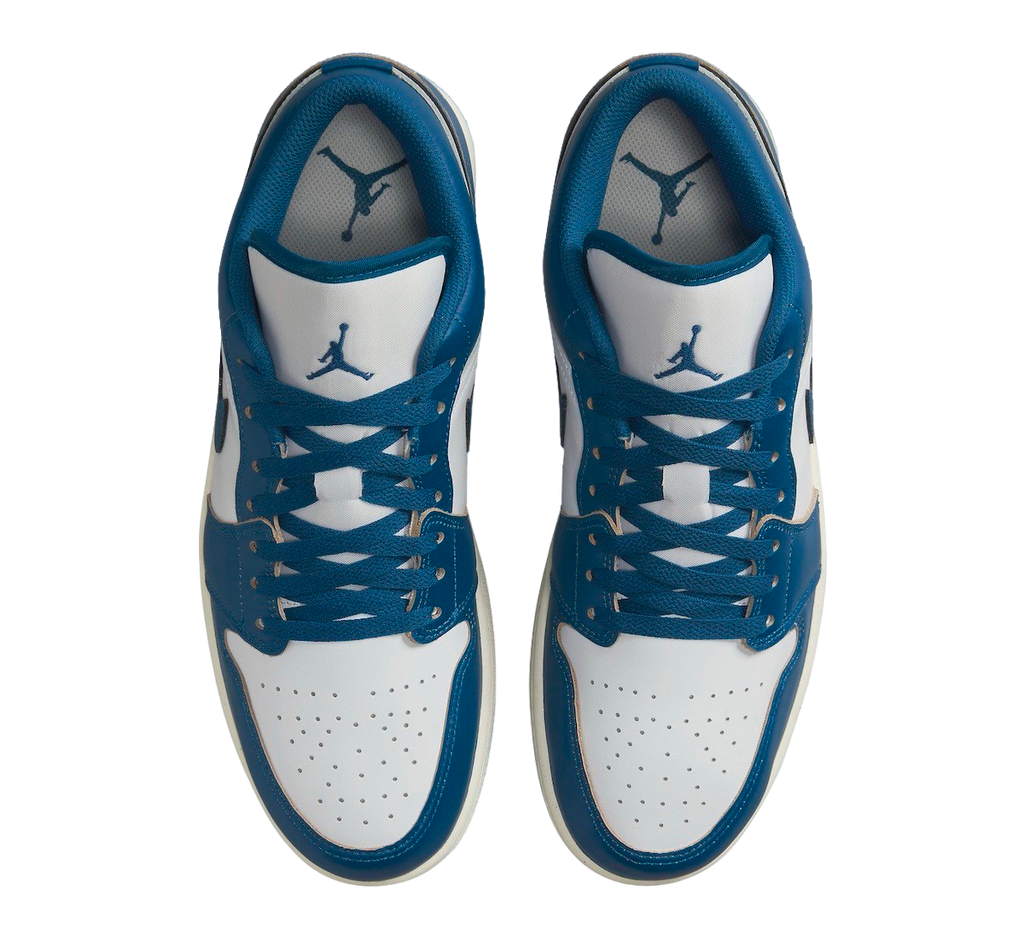 Air Jordan 1 Low SE White Industrial Blue - Image 4