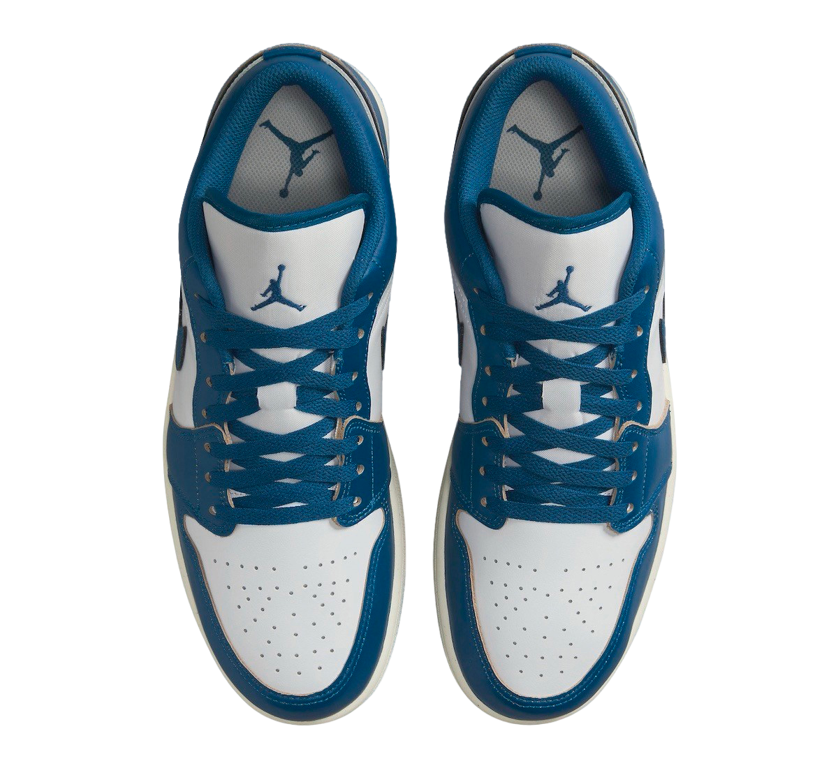 Air Jordan 1 Low SE White Industrial Blue - Image 4