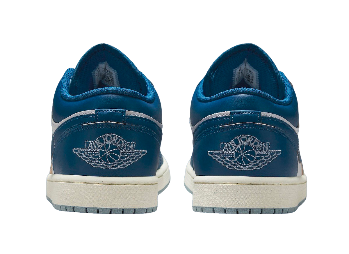Air Jordan 1 Low SE White Industrial Blue - Image 5