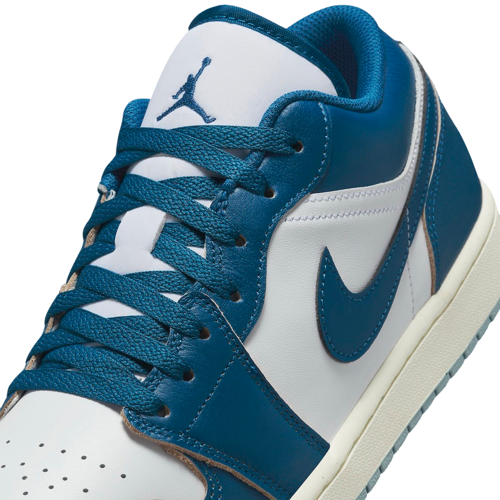 Air Jordan 1 Low SE White Industrial Blue - Image 7
