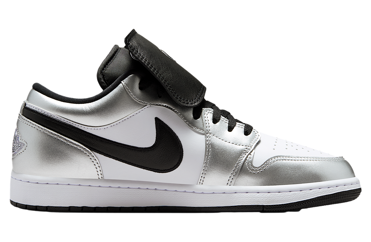 Air Jordan 1 Low SE White / Metallic Silver - Image 3