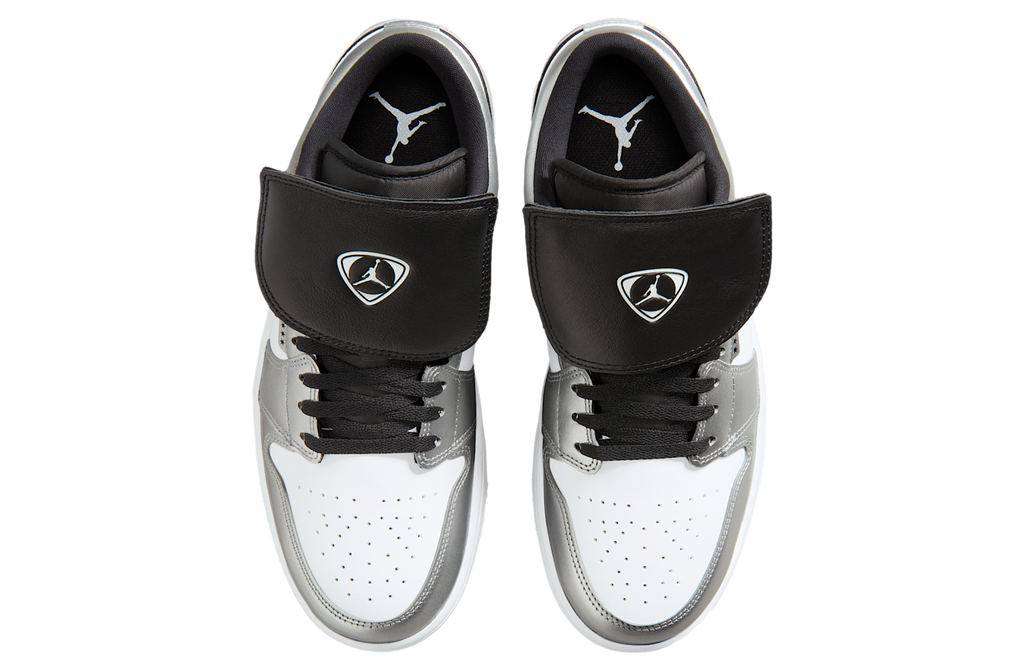 Air Jordan 1 Low SE White / Metallic Silver - Image 4