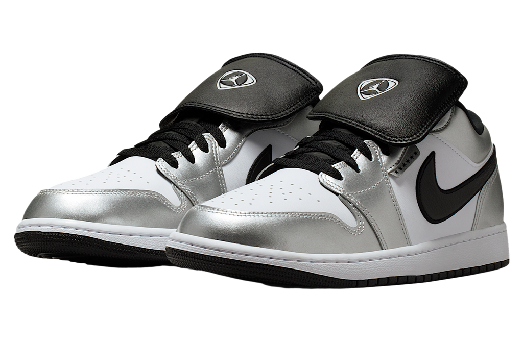 Air Jordan 1 Low SE White / Metallic Silver - Image 5