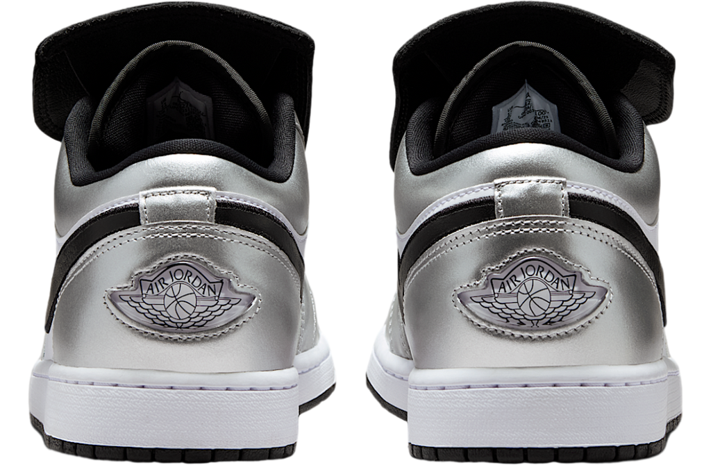 Air Jordan 1 Low SE White / Metallic Silver - Image 6