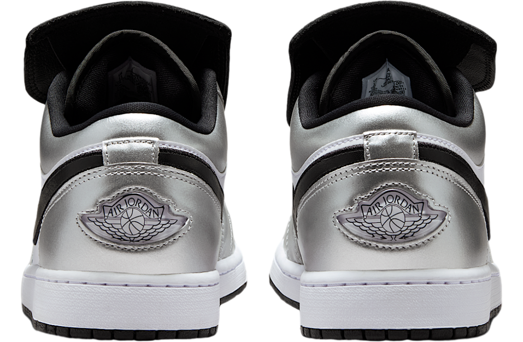 Air Jordan 1 Low SE White / Metallic Silver - Image 6