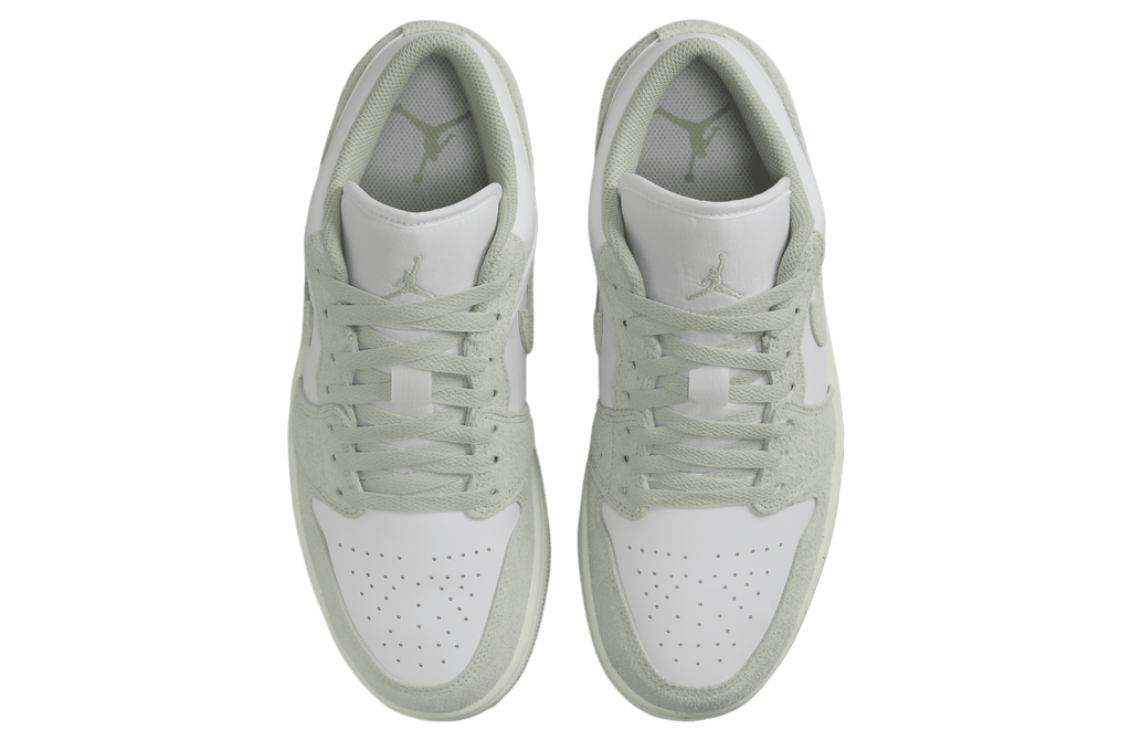Air Jordan 1 Low SE White / Seafoam - Image 4