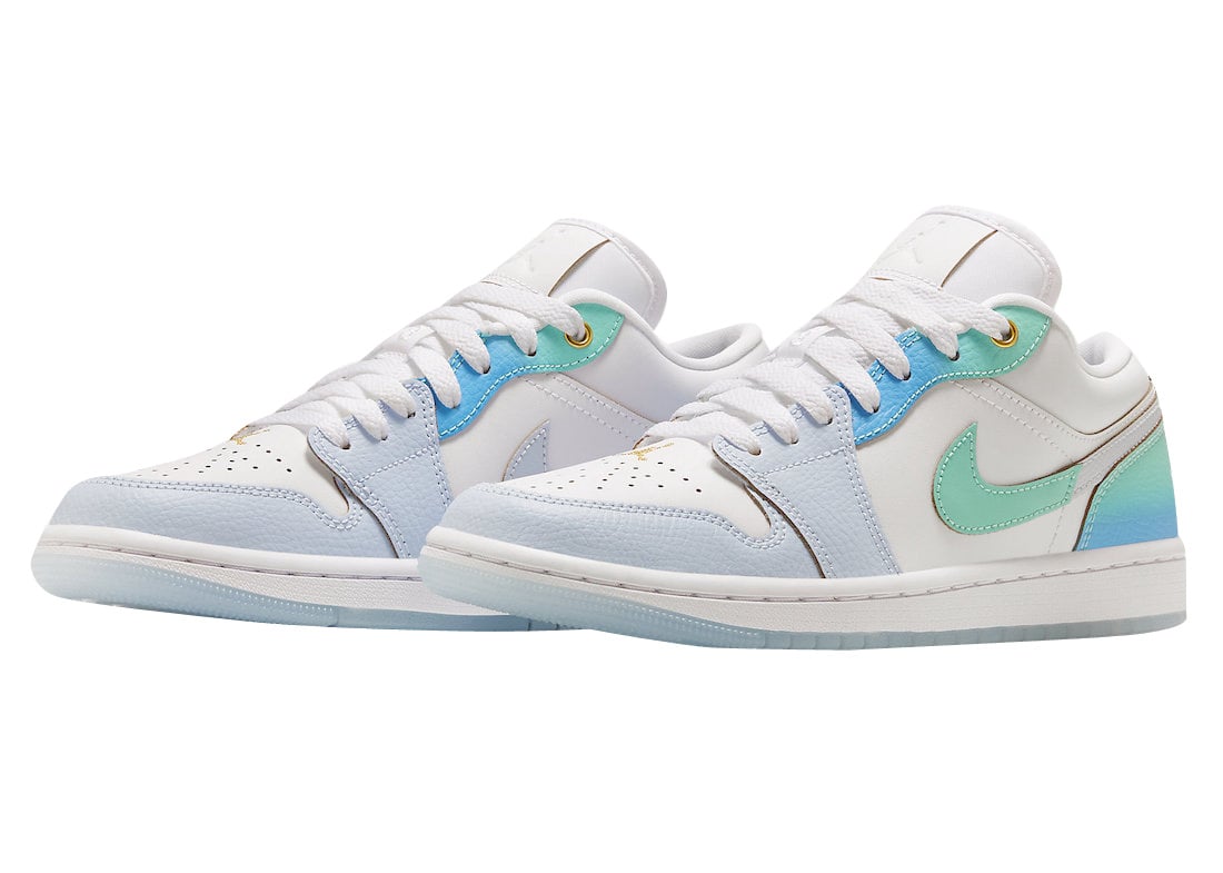 Air Jordan 1 Low SE WMNS Emerald Rise - Image 2