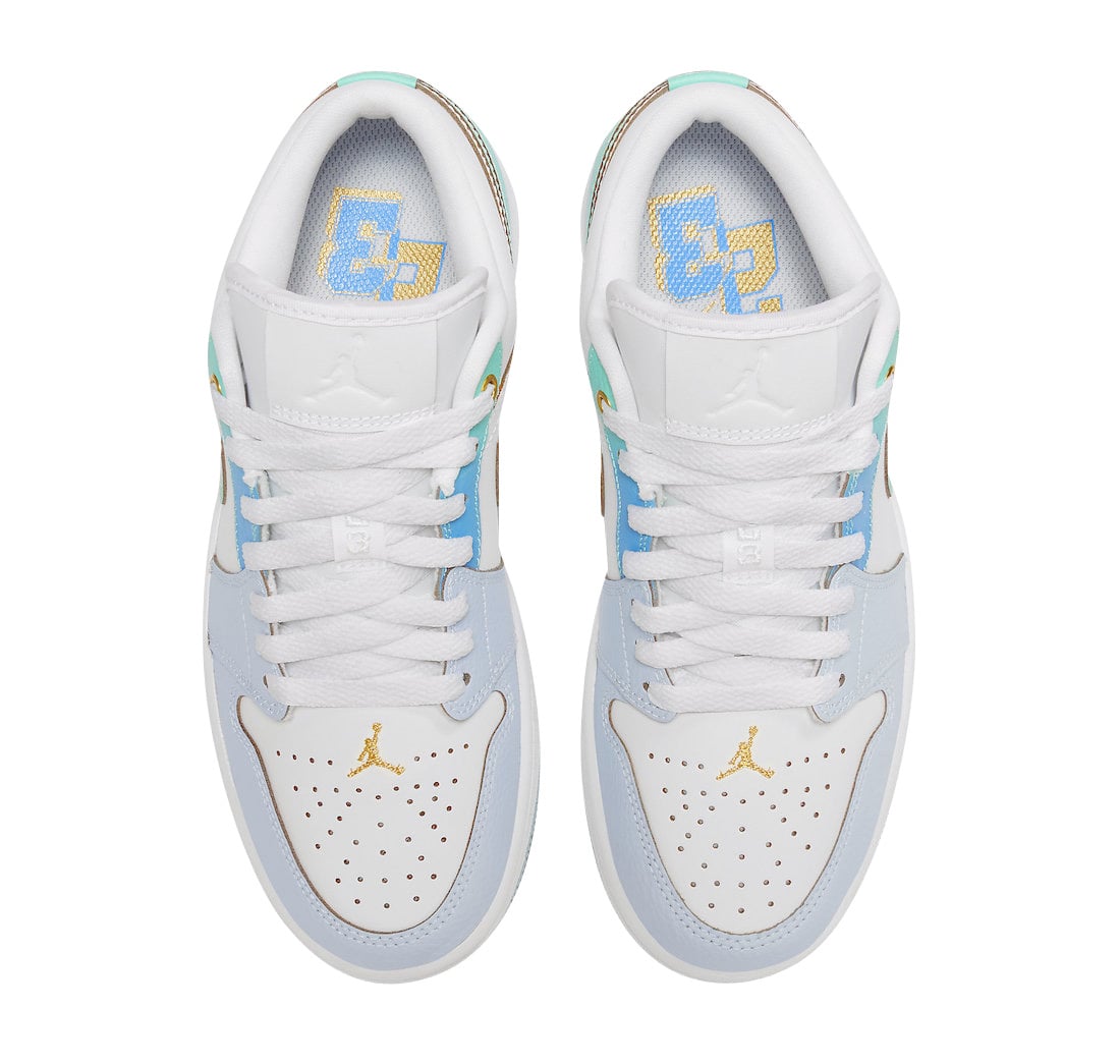 Air Jordan 1 Low SE WMNS Emerald Rise - Image 4