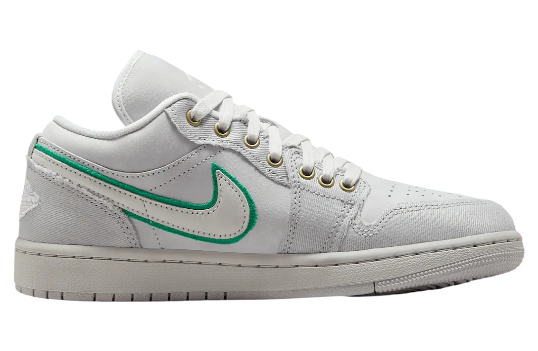 Air Jordan 1 Low SE WMNS Grey / Green - Image 3