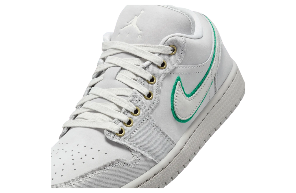 Air Jordan 1 Low SE WMNS Grey / Green - Image 7