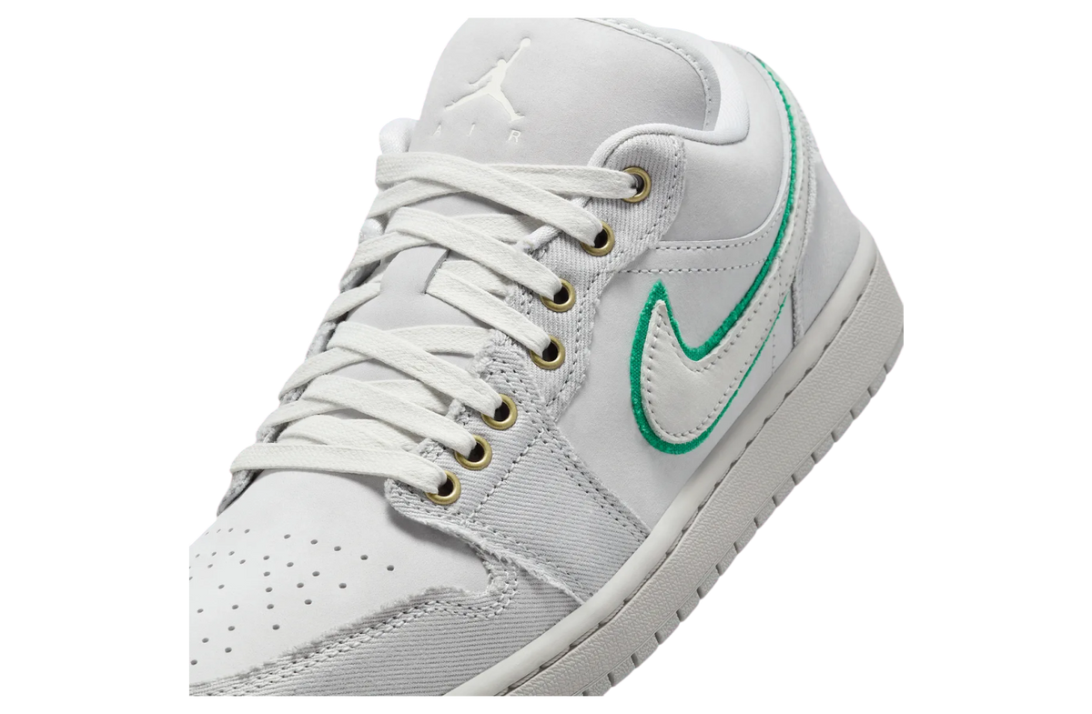 Air Jordan 1 Low SE WMNS Grey / Green - Image 7