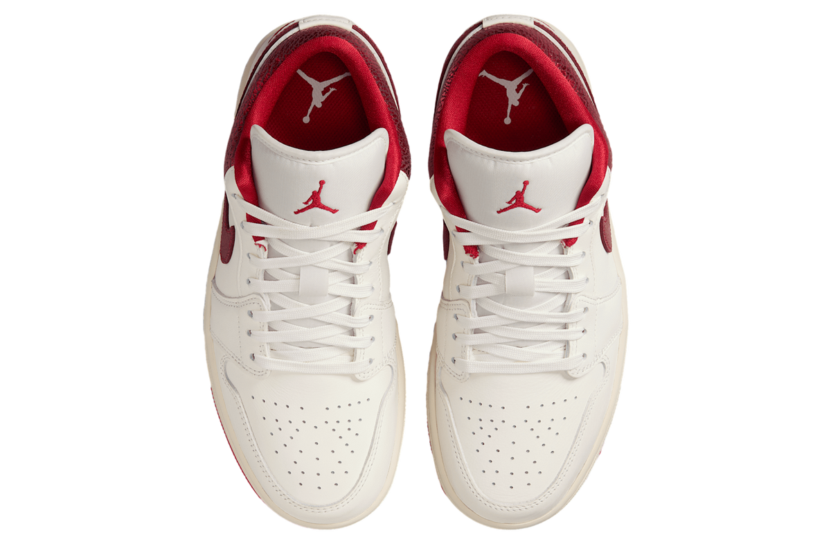 Air Jordan 1 Low SE WMNS Sail / Team Red - Image 4