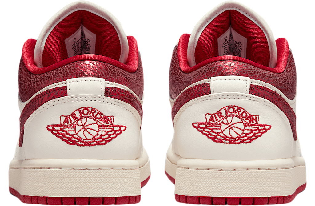 Air Jordan 1 Low SE WMNS Sail / Team Red - Image 6