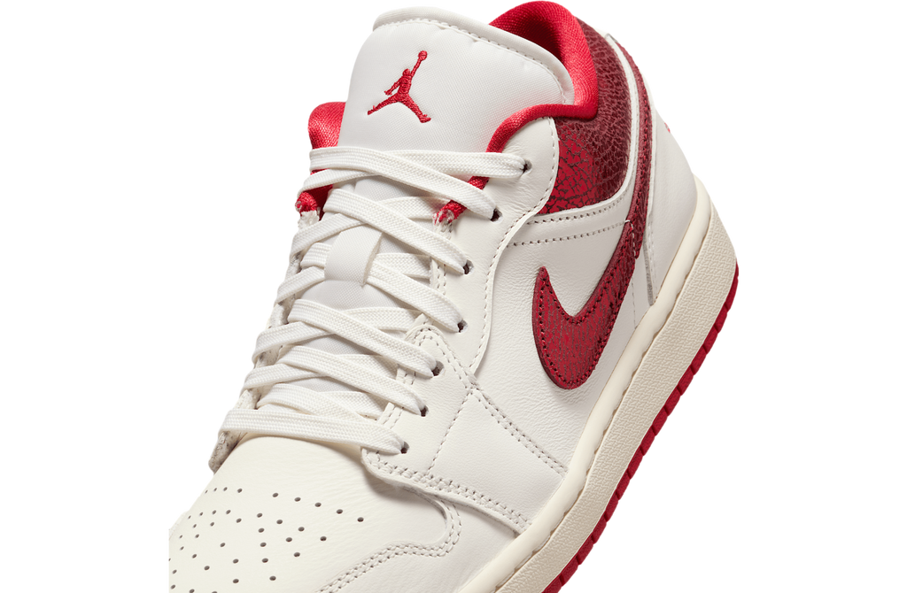 Air Jordan 1 Low SE WMNS Sail / Team Red - Image 7