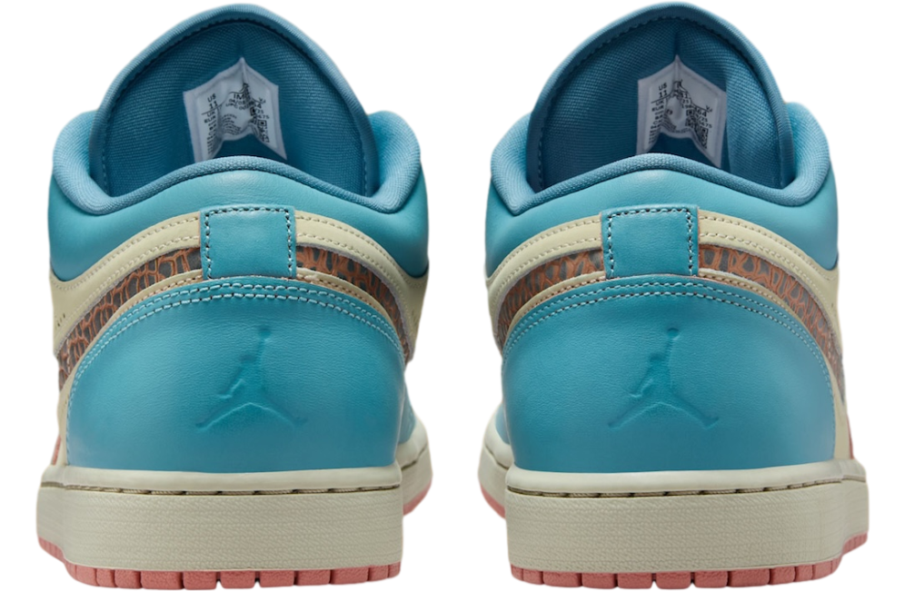 Air Jordan 1 Low Somos Eternos Denim Turquoise / Red Stardust - Image 5