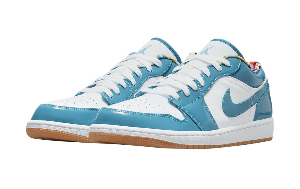 Air Jordan 1 Low Teal White - Image 2