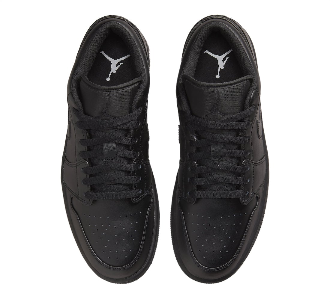 Air Jordan 1 Low Triple Black - Image 4