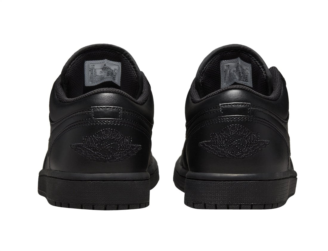 Air Jordan 1 Low Triple Black - Image 5