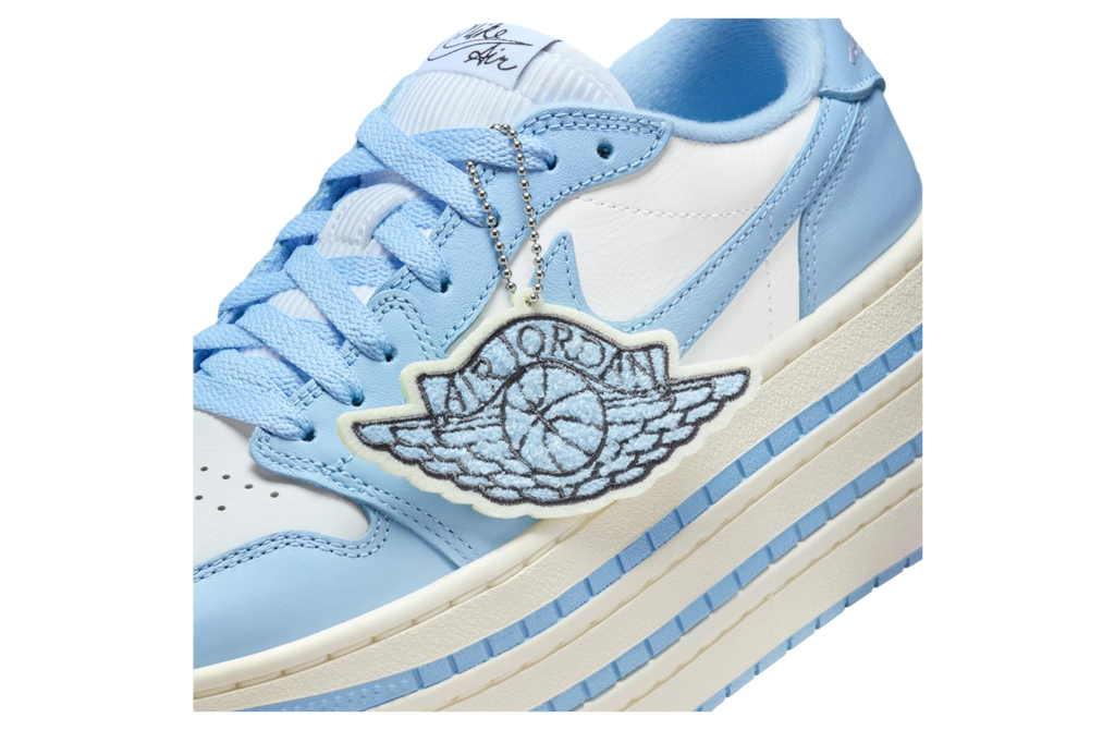 Air Jordan 1 Low Triple Stack Psychic Blue / White - Image 3