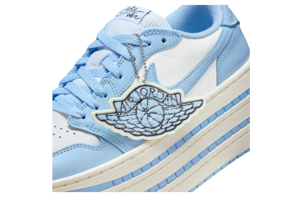 Air Jordan 1 Low Triple Stack Psychic Blue / White - Image 3