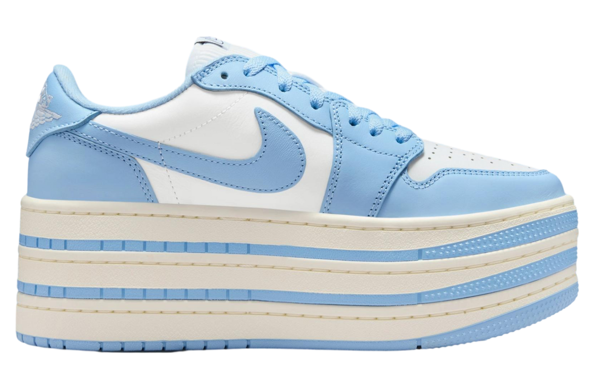 Air Jordan 1 Low Triple Stack Psychic Blue / White - Image 5