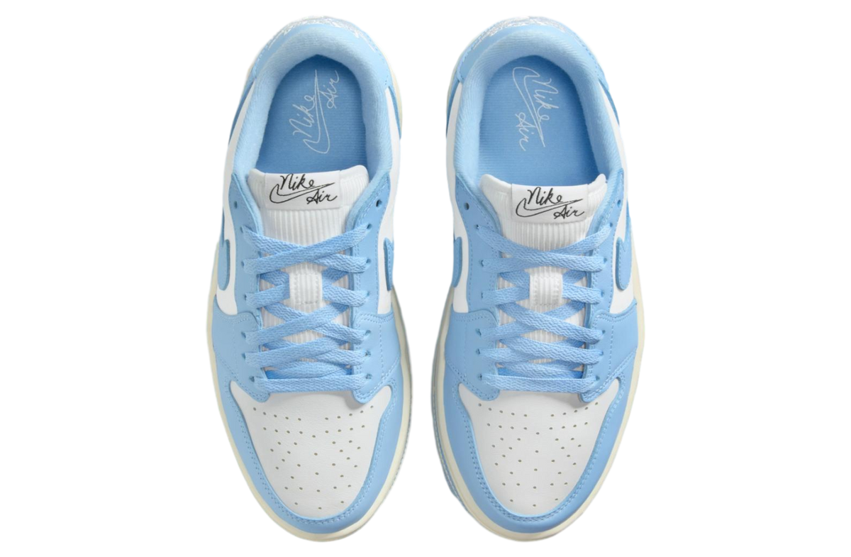 Air Jordan 1 Low Triple Stack Psychic Blue / White - Image 6