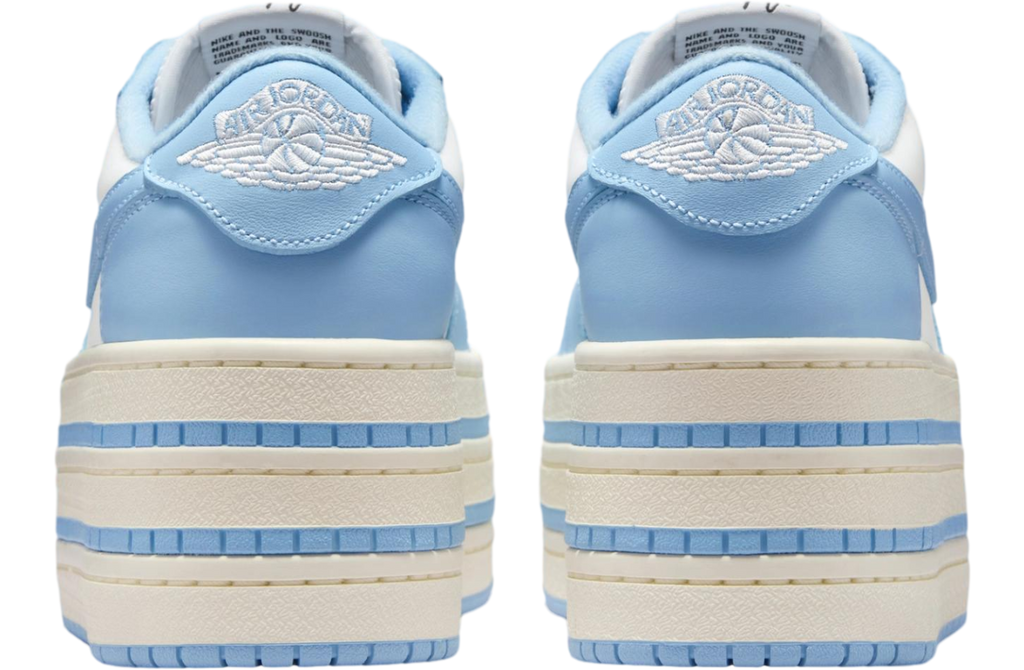 Air Jordan 1 Low Triple Stack Psychic Blue / White - Image 7