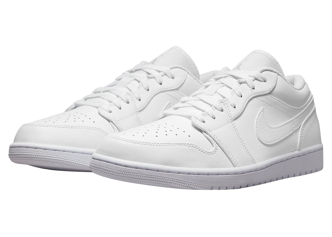 Air Jordan 1 Low Triple White - Image 2